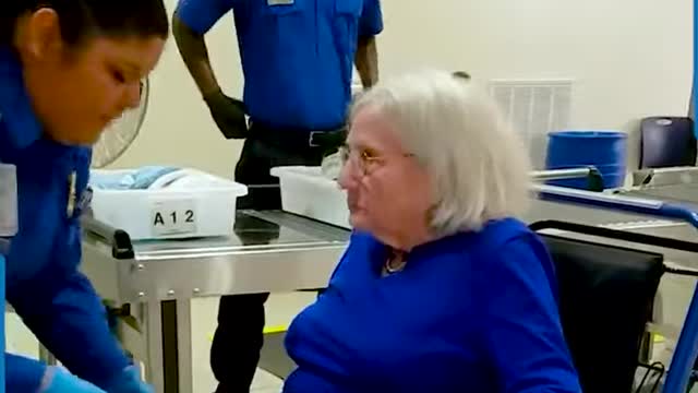 OLD LADY ASSAULTED BY COPS