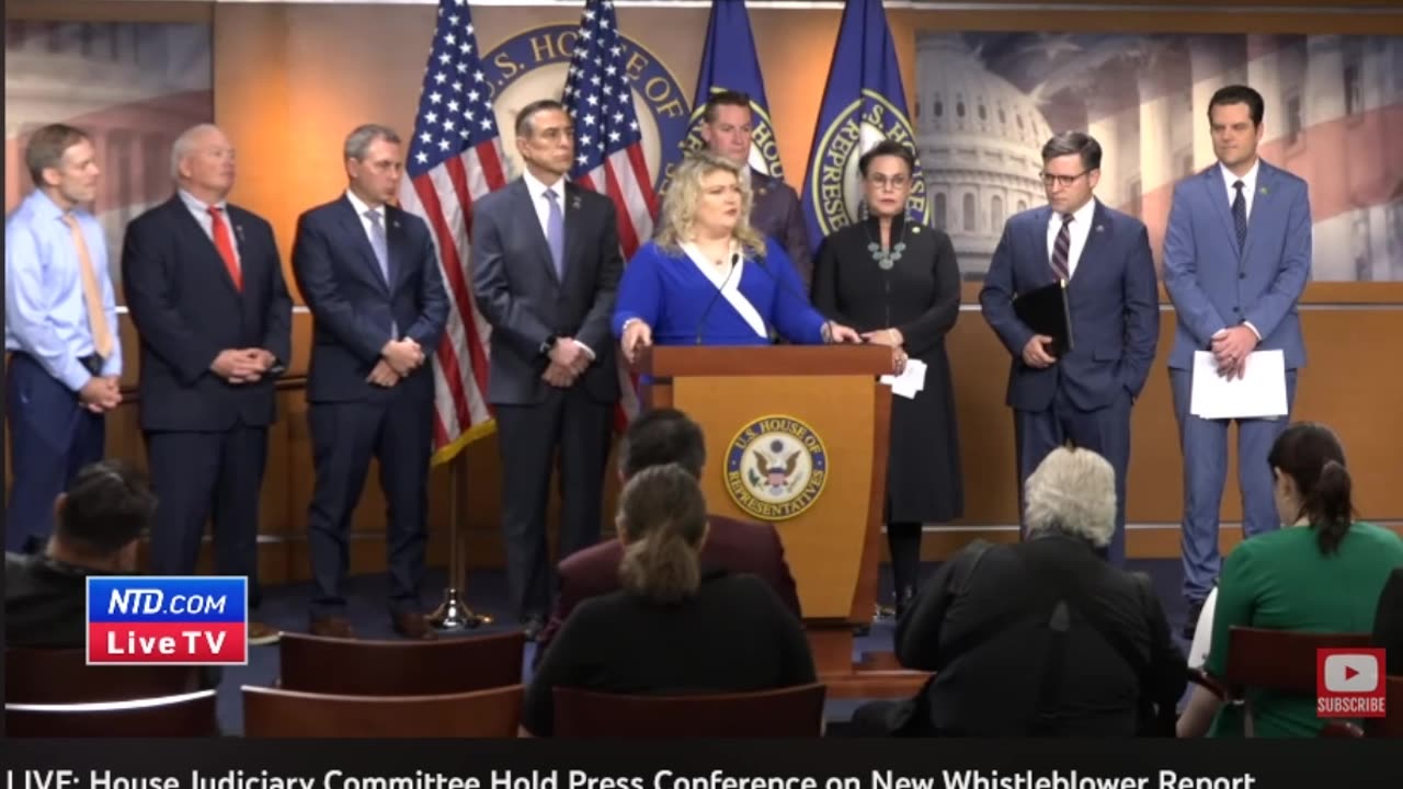 May18/23 House Judiciary Committee Hold Press Conference on New Whistleblower Report