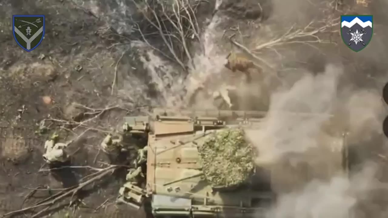 Russian Armored Assault is Intercepted and Destroyed
