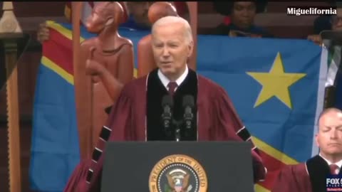 1% Joe just told Morehouse College in Georgia that America does not love them because they’re black.