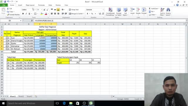 Fungsi VLOOKUP dan HLOOKUP - EXCEL