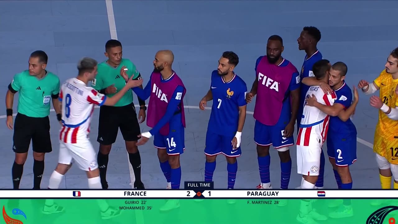 HIGHLIGHTS: France v Paraguay | FIFA Futsal World Cup Uzbekistan 2024