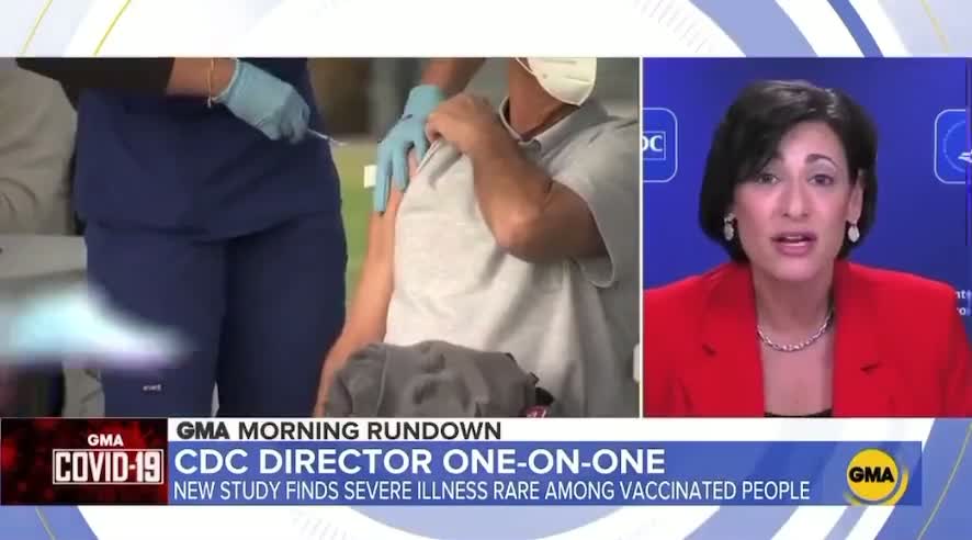 Biden's CDC director: "The overwhelming number of death, over 75%, occurred in people who had at least four comorbidities"