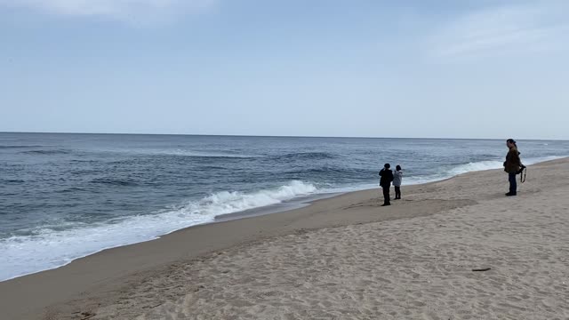 The sound of the waves to relieve stress in Gangwon-do, South Korea