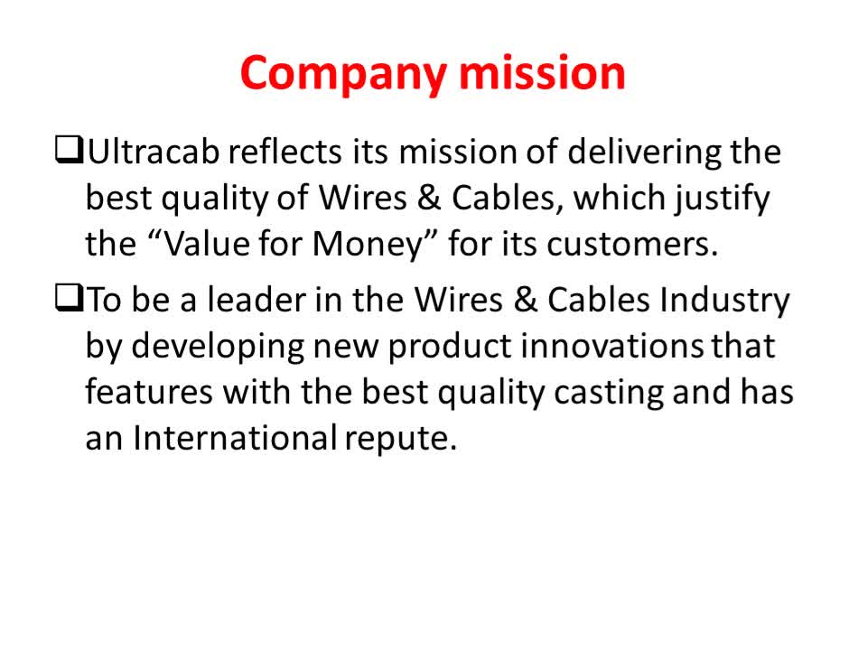 Trusted Electric Cables Manufacturers Company