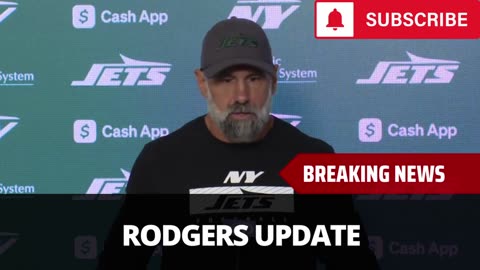 Jets Coach Reveals Worrisome Aaron Rodgers Injury Update