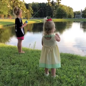 Little ones fishing