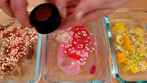 Chocolate Strawberry Banana Mixing Makeup Eyeshadow Into Slime Special Series Sa