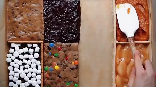 8 Desserts in 1 Sheet Tray - Saving Lots of Time