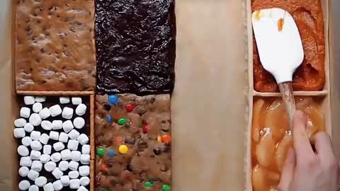 8 Desserts in 1 Sheet Tray - Saving Lots of Time