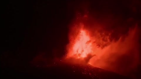 Volcano - exact moment of the explosions this is scary.😱😱😱
