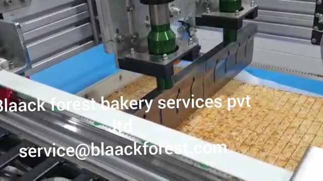 Ultrasonic cake cutting machine