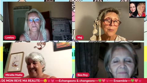 Université d'été 2024 03/09 Bilan & Projets avec Marie-Béatrice, Mireille, Leelou & Maj