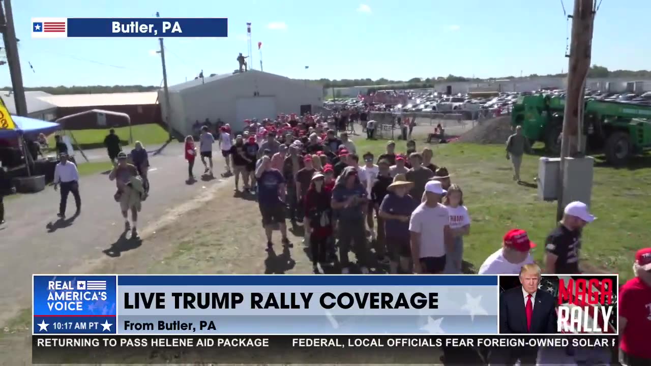 LONG LINES AT BULER PA RALLY