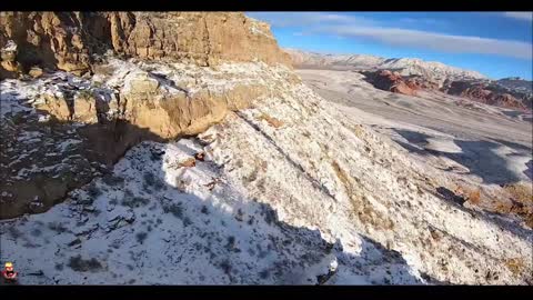 Mother Nature Paints the Desert White