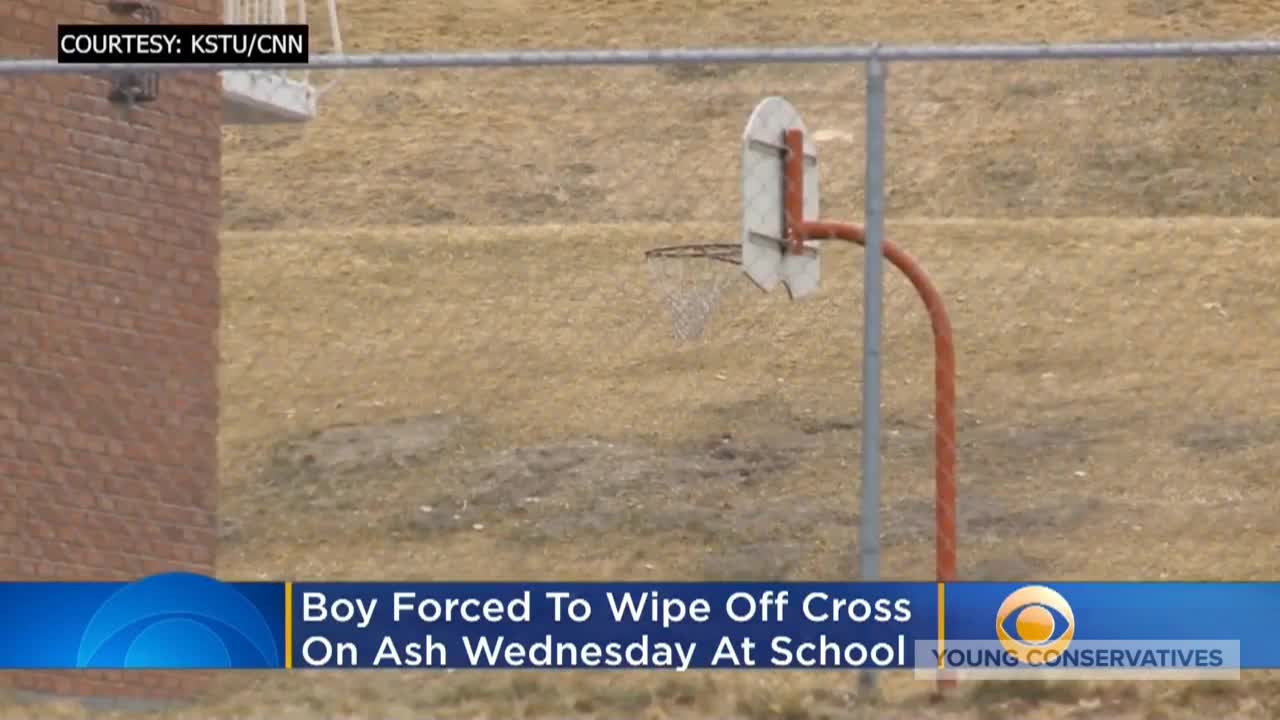 Teacher Forces Student To WASH OFF His Ash Wednesday Cross