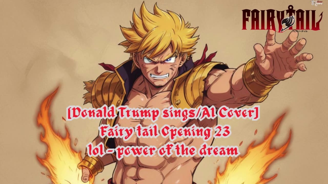 [Donald Trump sings/AI Cover] Fairy Tail Opening 23 | lol - power of the dream