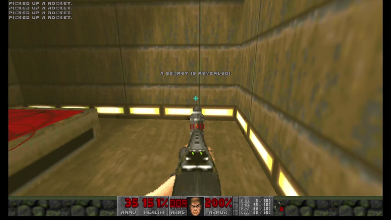Brutal Doom - Plutonia - Pistol Start - Hard Realism - NME (MAP19)