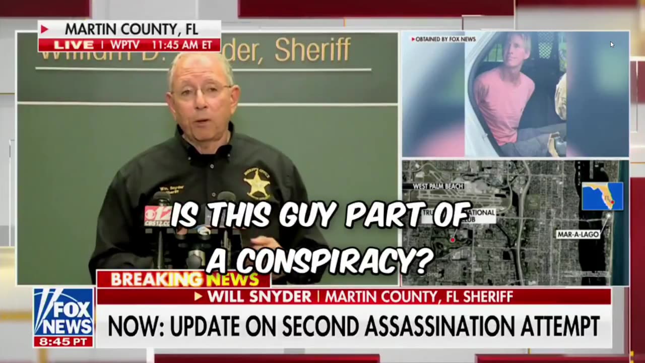 Martn Co Sheriff Will Snyder Questions of Assassination Attempt Part of Conspiracy