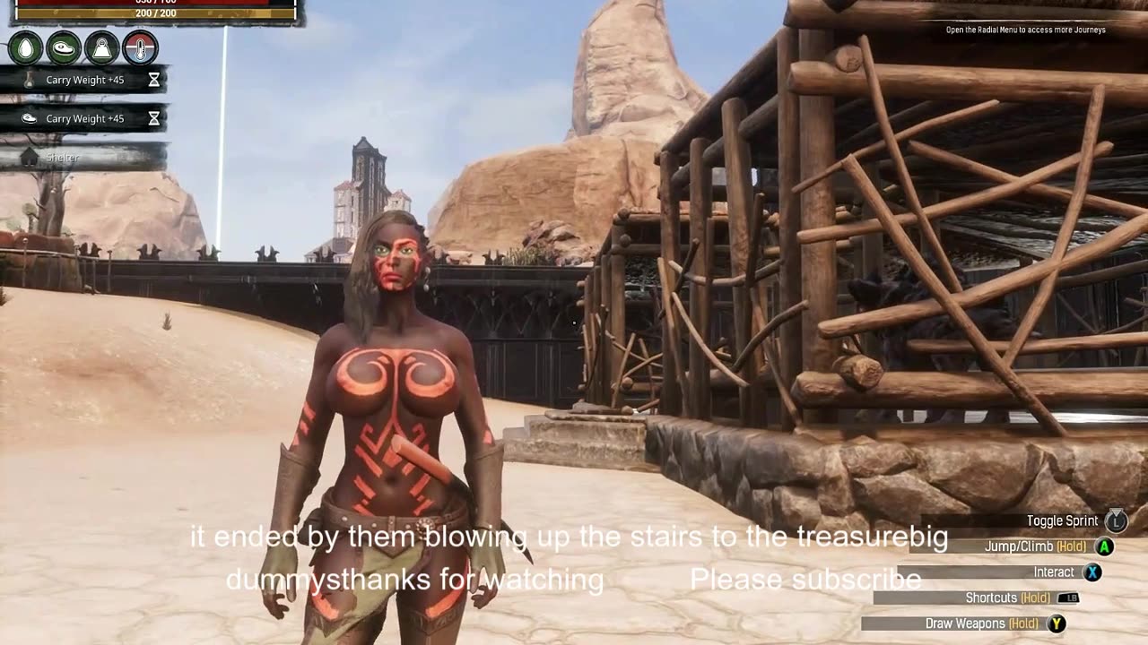 Conan Exiles, Purge day, Bouncing, Busty, Boobs, breast expansion, fake tata, tits