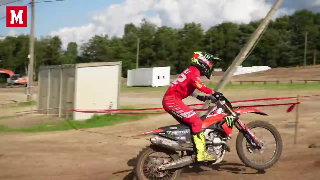 Antonio Cairoli training for Arnhem MXGP with Ducati DESMO450 MX | Lommel motocross