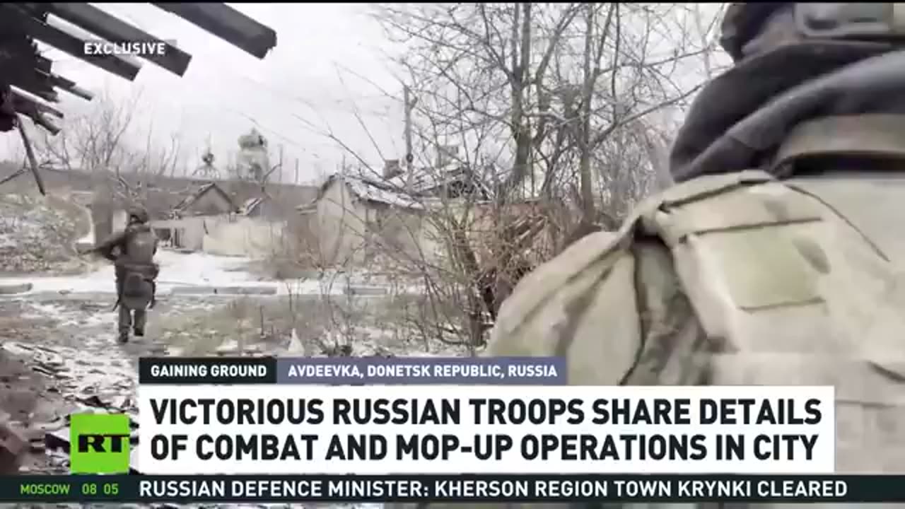 Warning Graphic: Russian forces share details of combat and mop-up operations in Avdeevka