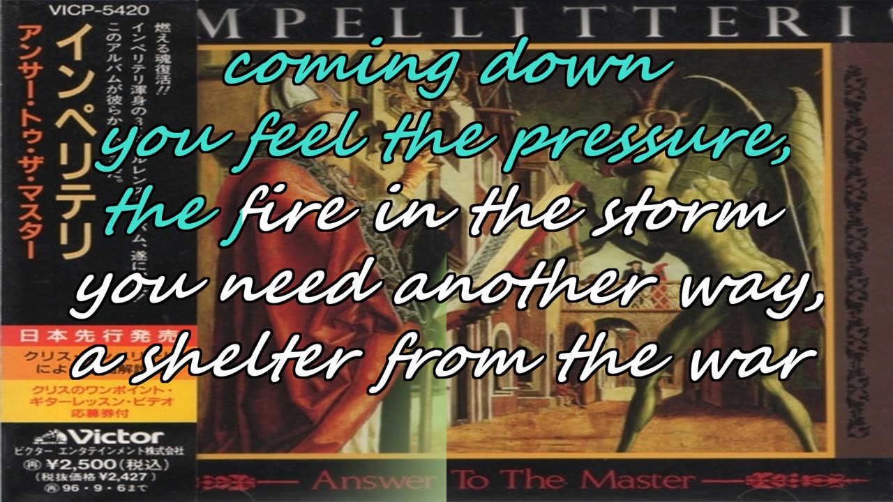 Impellitteri - Answer to the Master {karaoke will set you free}