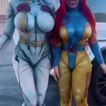 Mujeres de storm rogue group x-men