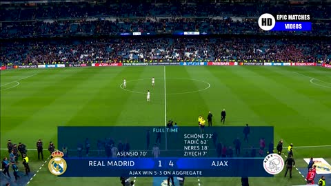 Real Madrid 1-4 Ajax ● UCL 2019 Extended Highlights & Goals | HD