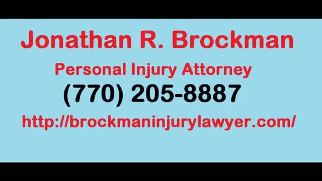 Jonathan R. Brockman Personal Injury Attorney Fayetteville GA