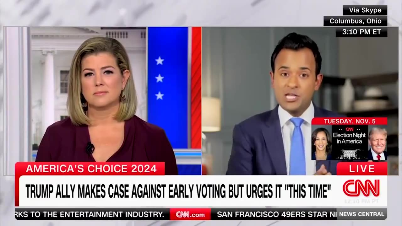 Vivek Slams CNN's Hypocrisy In Powerful Clip