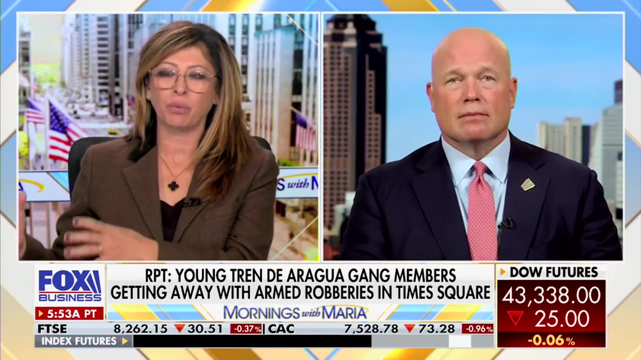 Matt Whitaker on Mornings with Maria Bartaromo - Fox Business 10.15.2024