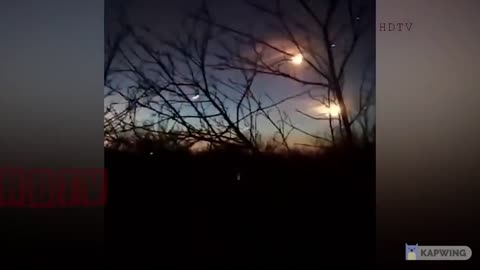 Russian Rocket launchers firing somewhere near Kharkov.