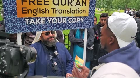 Speakers Corner_Sheikh Mohammed Shuts Down the Debate With GodLogic And Runs_The