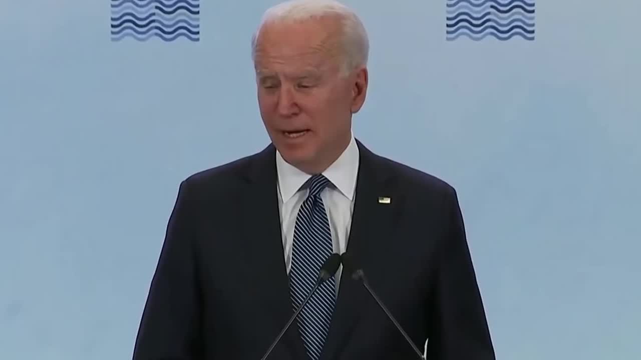 Biden G7 Speech Lowlights