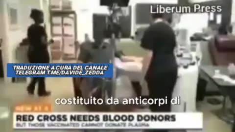 CROCE ROSSA AMERICANA VIETA ALLE PERSONE VACCINATE CONTRO IL COVID-19 DI..