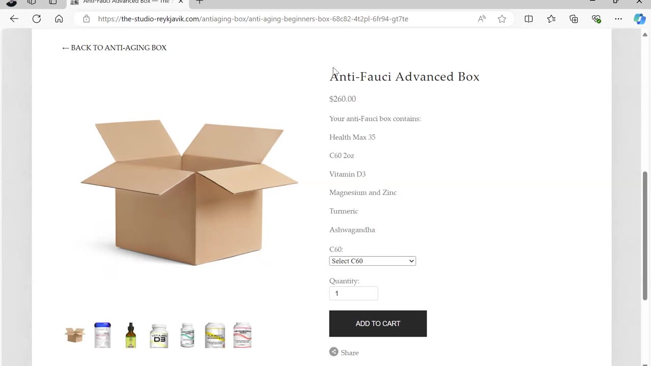 Anti-Fauci Advanced Box by Dr. Paul Cottrell