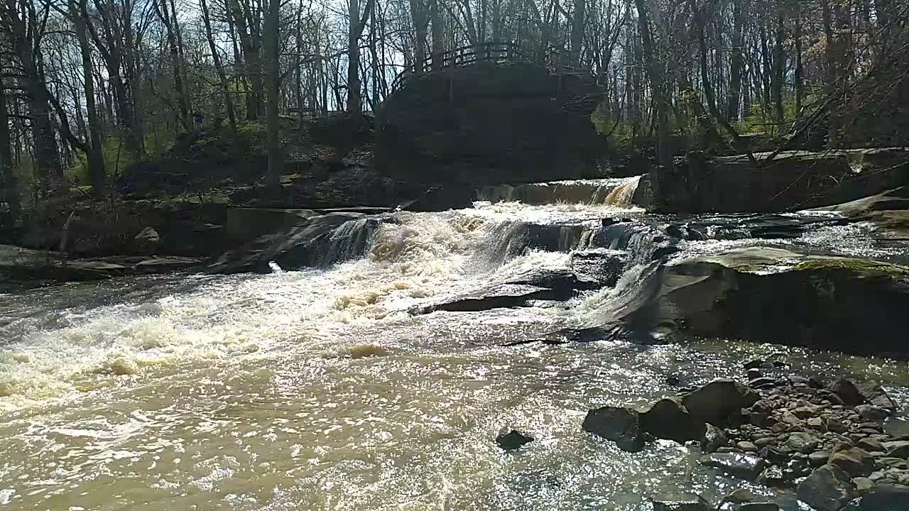 Waterfall after rain storm