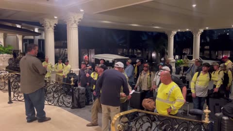 President Trump is housing 275 Florida linemen for free ahead of hurricane Milton’s landfall