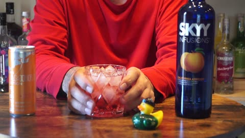 Jody Lanes - Skyy Infusions Apricot Vodka & Red Bull Strawberry Apricot Energy Drink