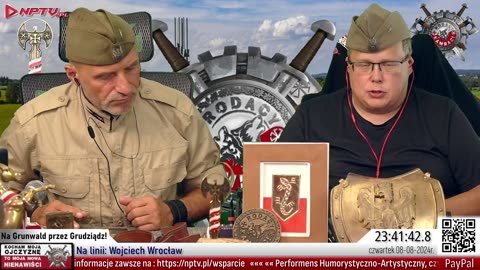 Na Grunwald przez Grudziądz Czw. 8.08.2024r. W. Olszański, M. Osadowski NPTV.pl Rodacy Kamraci