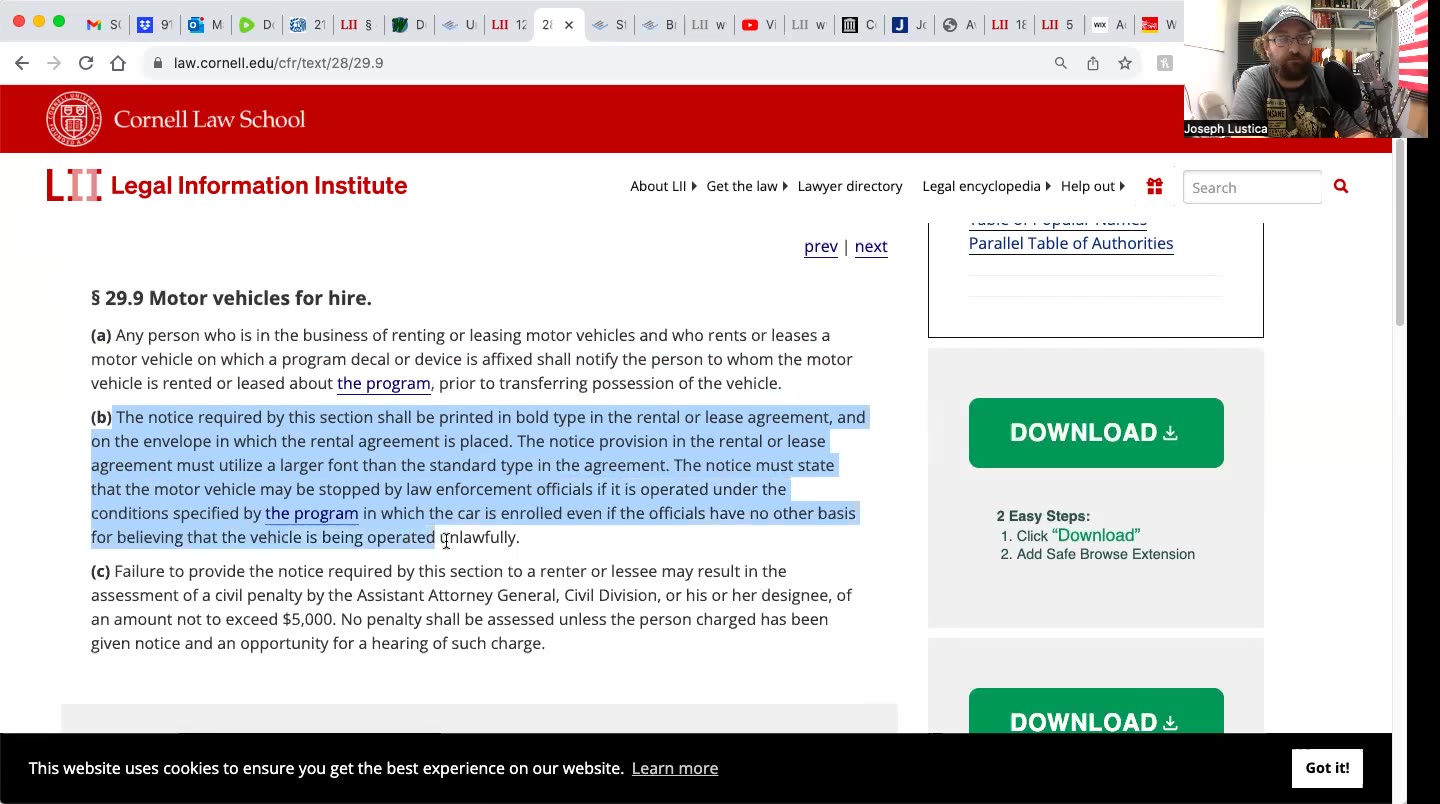 Motor vehicle Registration purpose