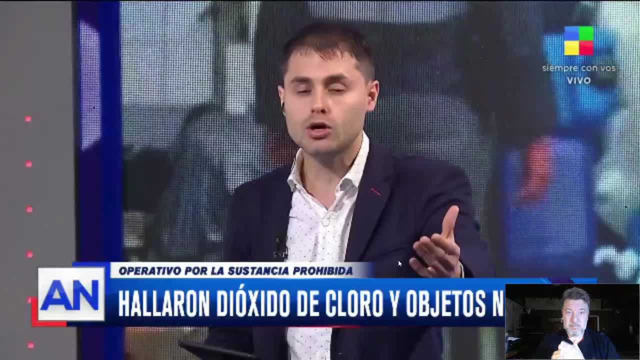 Las mentiras de las noticias. Hombre defiende al dioxido de cloro