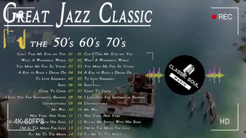 VK Jazz 50's 60's 70's 🎷Frank Sinatra, Louis Armstrong, Ray Charles, Nat King Cole, Norah Jones