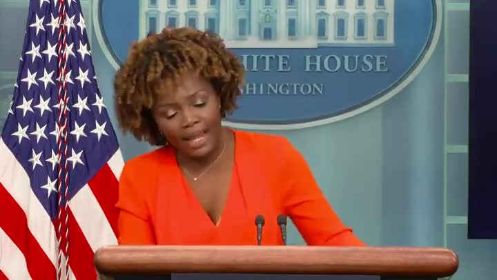 WATCH: Karine Jean-Pierre Gets Cornered By Fox News Question