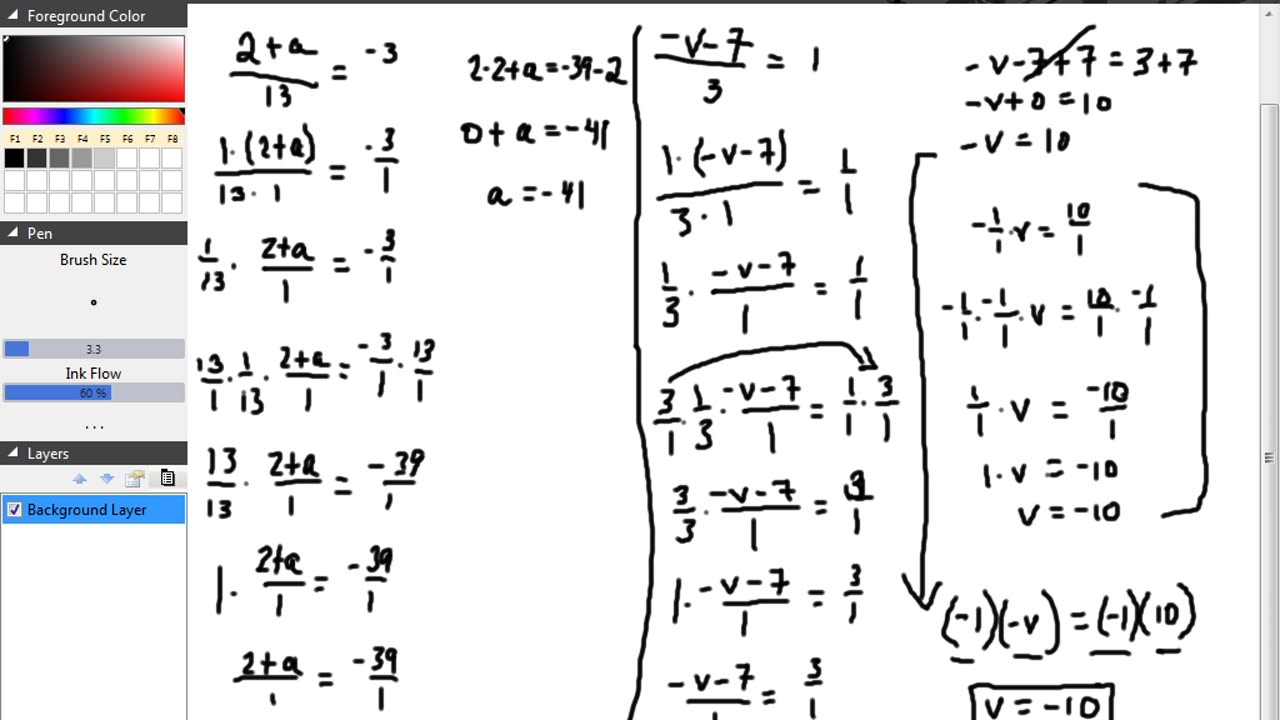 Algebra Part 1 Solving Equations Part 15