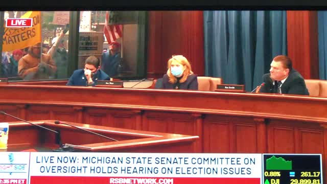 Michigan State Senate Hears Testimony on Election Fraud