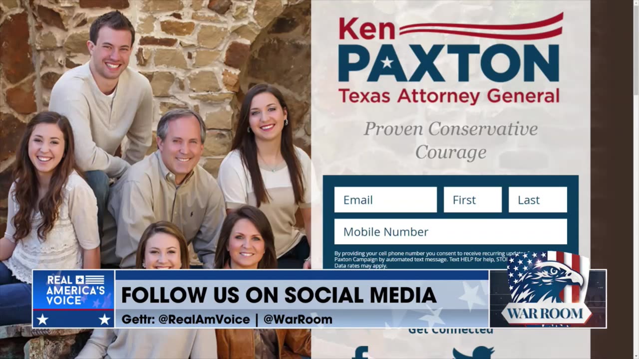 Ken Paxton: "Even The Biden Admin Now Is Trying To Hide The Numbers As He Goes Into Re-Election"