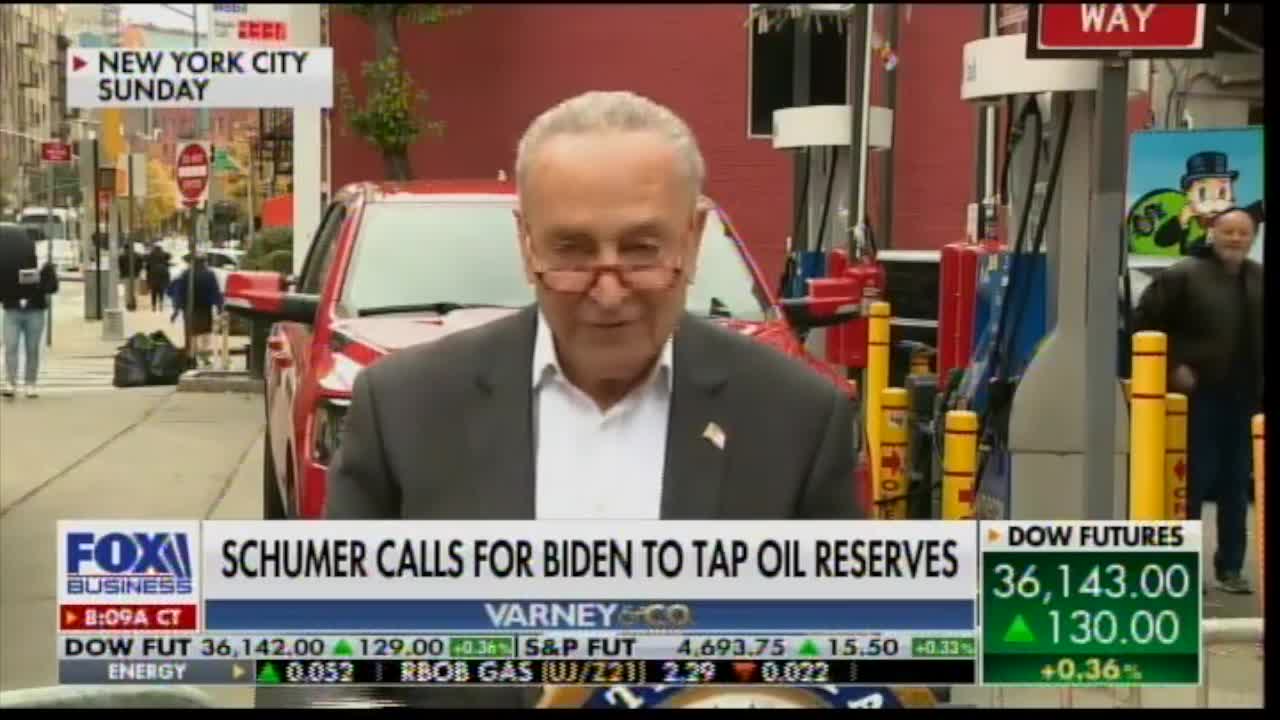 Schumer sets out to destroy fossil fuels