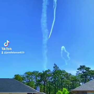 The planes are performing in the sky